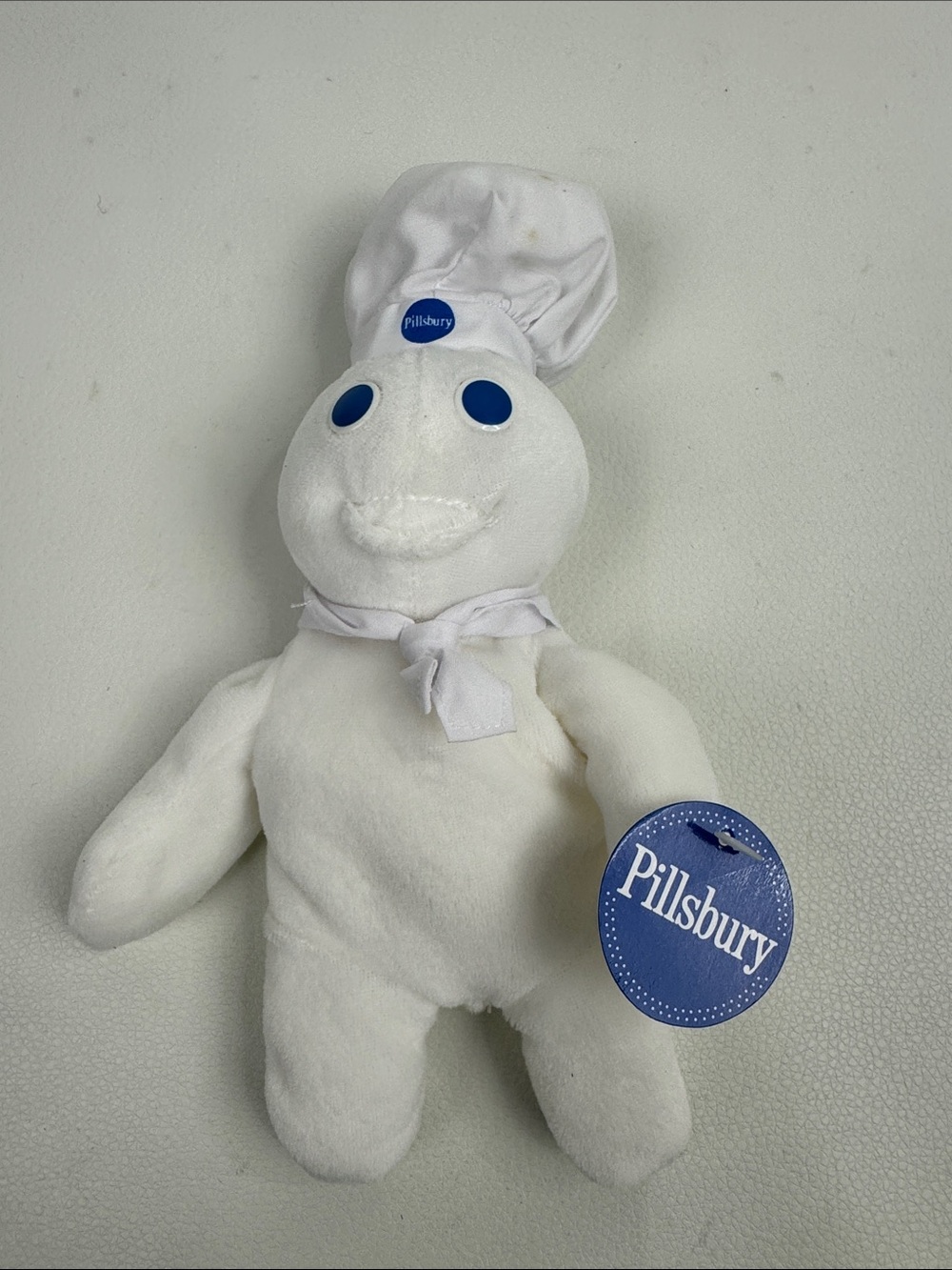 Vintage 1997 Pillsbury White Doughboy Plush Beanie doll New